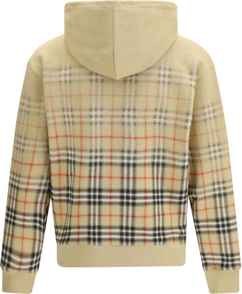 Bluze de trening Burberry Gradient Check cotton Hoodie SAND IP CHECK Barbati (BM 19739708) 2