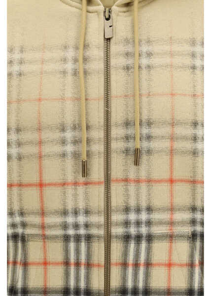 Bluze de trening Burberry Gradient Check cotton Hoodie SAND IP CHECK Barbati (BM 19739708) 3