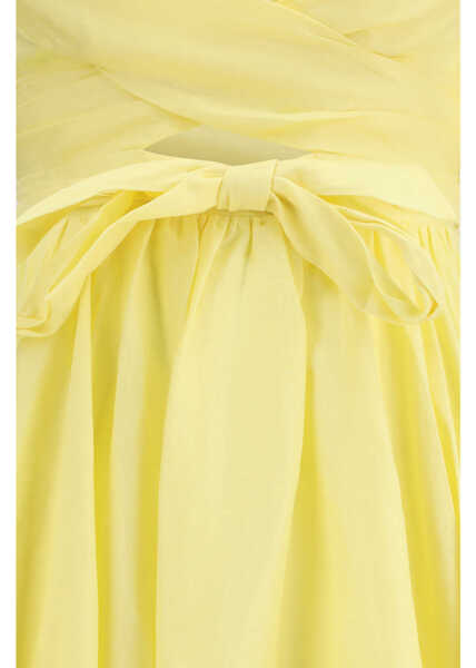 Rochii lungi ZIMMERMANN Cotton midi Dress LEMON Femei (BM 19739729) 3