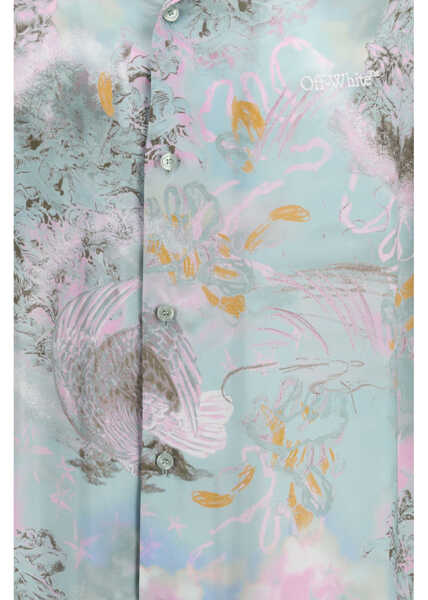 Camasi casual Off-White Printed Bowling Shirt MULTICOLOR LIGHT Barbati (BM 19739732) 3