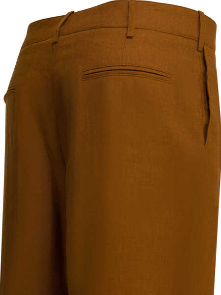 Pantaloni casual INES DE LA FRESSANGE Trousers Brown Femei (BM 19739763) 3