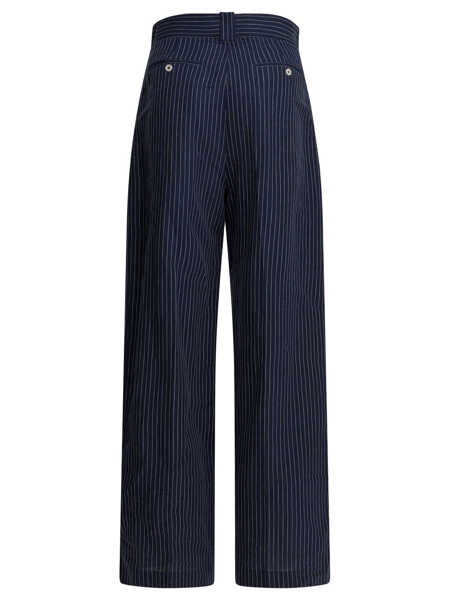 Pantaloni casual INES DE LA FRESSANGE Trousers Blue Femei (BM 19739775) 2