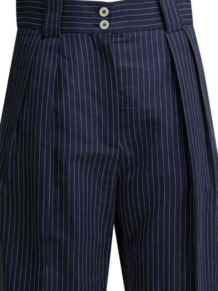 Pantaloni casual INES DE LA FRESSANGE Trousers Blue Femei (BM 19739775) 3