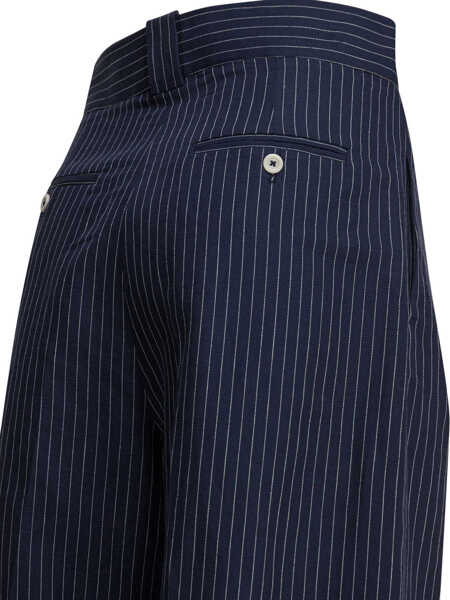 Pantaloni casual INES DE LA FRESSANGE Trousers Blue Femei (BM 19739775) 4