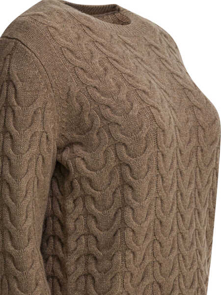 Pulovere casual Max Mara Knitwear Brown Femei (BM 19739844) 4
