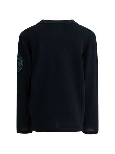 Pulovere casual Stone Island Junior Knitwear Blue Baieti (BM 19739910) 2