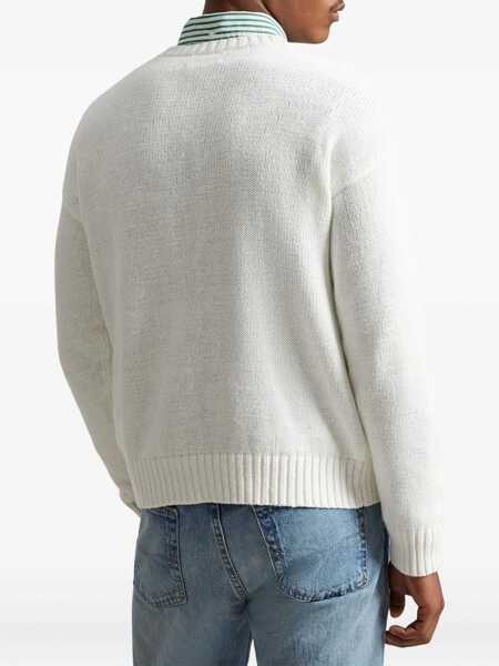 Pulovere casual Ralph Lauren Knitwear White Barbati (BM 19739916) 4