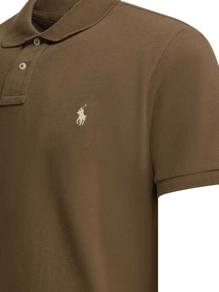 Tricouri Polo Ralph Lauren Polo shirts Brown Barbati (BM 19739949) 4
