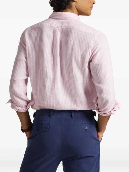 Camasi casual Ralph Lauren Shirts Pink Barbati (BM 19739964) 4