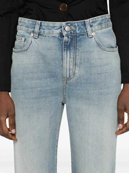 Blugi drepti Alexander McQueen Jeans Light blue Femei (BM 19740018) 5