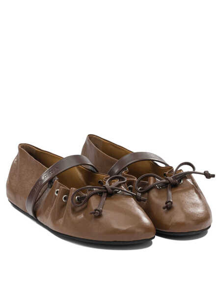 Balerini Marni Ballerinas Brown Femei (BM 19740060) 2