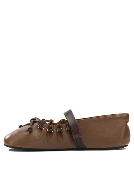 Balerini Marni Ballerinas Brown Femei (BM 19740060) 3
