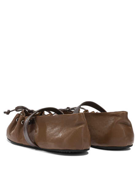 Balerini Marni Ballerinas Brown Femei (BM 19740060) 4