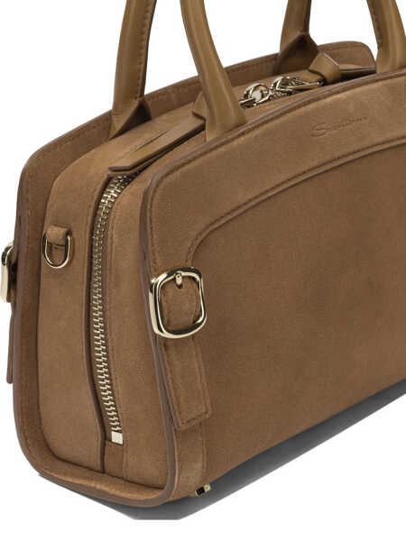 Genti de mana Santoni Handbags Brown Femei (BM 19740078) 4
