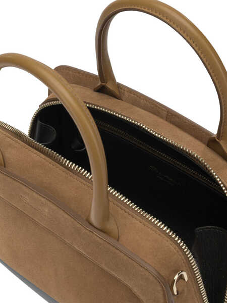 Genti de mana Santoni Handbags Brown Femei (BM 19740078) 5