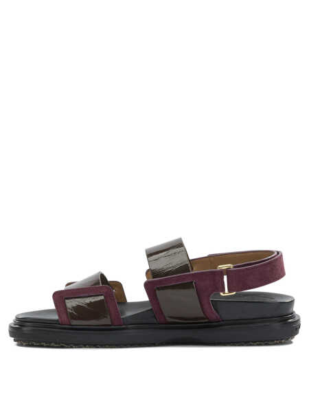 Sandale Marni Sandals Bordeaux Femei (BM 19740087) 3