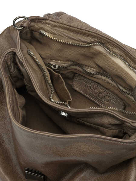 Genti de mana GIANCARLO NEVOLA Handbags Brown Femei (BM 19740102) 5