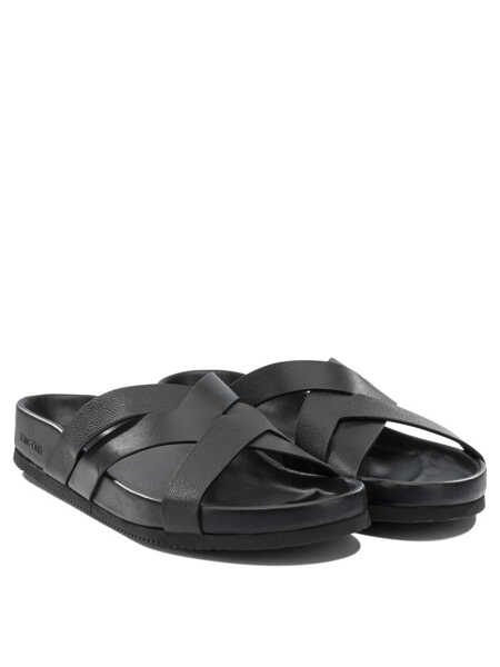 Sandale Tom Ford Braided leather slides Black Barbati (BM 19740117) 2