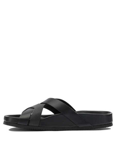 Sandale Tom Ford Braided leather slides Black Barbati (BM 19740117) 3