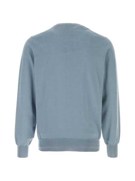 Pulovere casual Brunello Cucinelli Knitwear Light blue Barbati (BM 19740126) 2