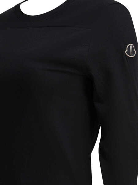 Tricouri Rick Owens Cotton jersey T-shirt x Moncler Black Femei (BM 19740132) 4