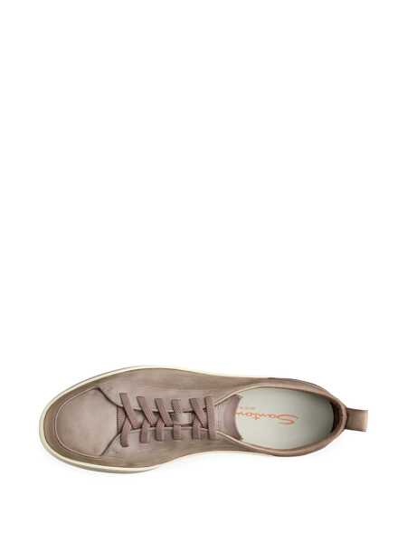 Sneakers Santoni Montecarlo leather sneakers Beige Barbati (BM 19740144) 3