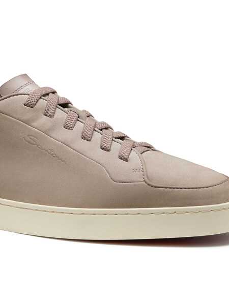 Sneakers Santoni Montecarlo leather sneakers Beige Barbati (BM 19740144) 4