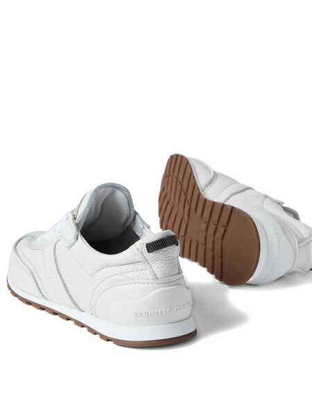 Sneakers Brunello Cucinelli Sneakers & Slip-On White Femei (BM 19740168) 4