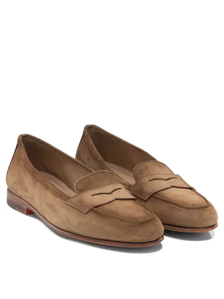 Mocasini Santoni Carla suede loafers Brown Femei (BM 19740186) 2