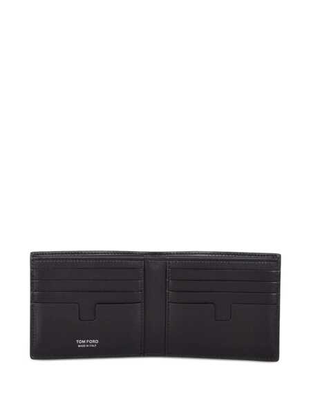 Portofele Tom Ford Crocodile-effect bi-fold wallet Brown Barbati (BM 19740189) 3