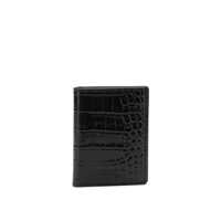 Portofele Crocodile-effect folding card holder Barbati