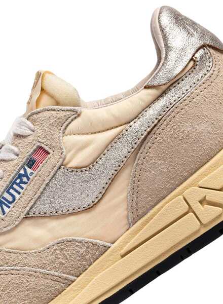 Sneakers AUTRY Autry Reelwind Low sneakers in Ecru Platinum, product code WWLWUT24 Ecru Platin Femei (BM 19740204) 2