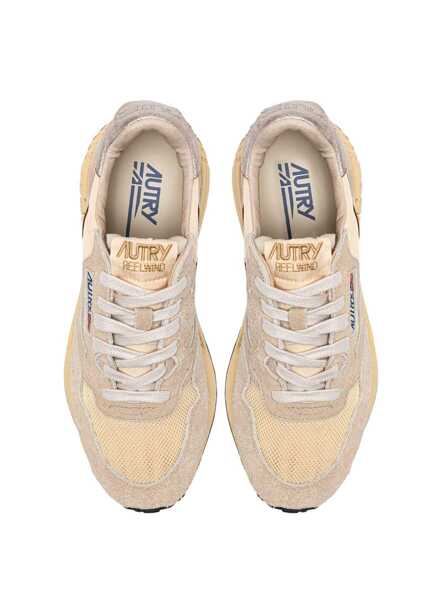 Sneakers AUTRY Autry Reelwind Low sneakers in Ecru Platinum, product code WWLWUT24 Ecru Platin Femei (BM 19740204) 3
