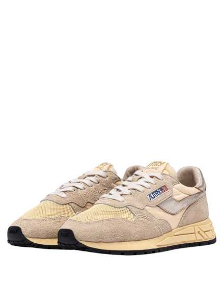 Sneakers AUTRY Autry Reelwind Low sneakers in Ecru Platinum, product code WWLWUT24 Ecru Platin Femei (BM 19740204) 6