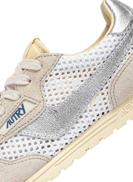 Sneakers AUTRY Autry Windspin Low Knit sneakers in the WHT SILV variant, product code WSLWKD03 Wht Silv Femei (BM 19740210) 2