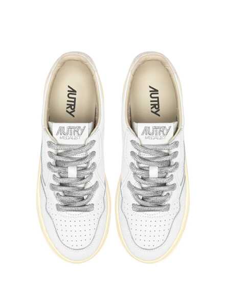 Sneakers AUTRY Autrey Medalist Platform Low sneakers in White/Silver, product code PTLWSW02 Wht Silv Femei (BM 19740216) 5