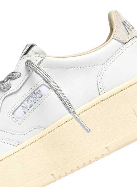 Sneakers AUTRY Autrey Medalist Platform Low sneakers in White/Silver, product code PTLWSW02 Wht Silv Femei (BM 19740216) 6