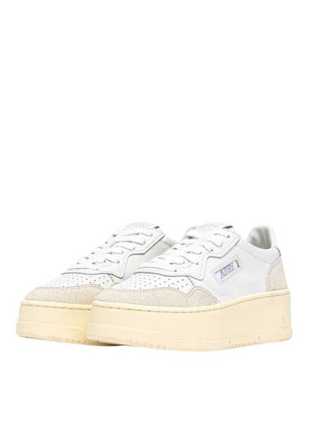Sneakers AUTRY Autrey Medalist Platform Low sneakers in White/Grey, product code PTLWPK01 Wht Grey Femei (BM 19740231) 2
