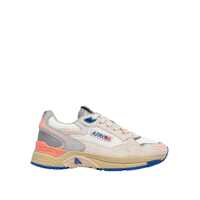 Sneakers Autry Hyperway Low sneakers in the White Peach Pink variant, product code HYLWHU02 Femei