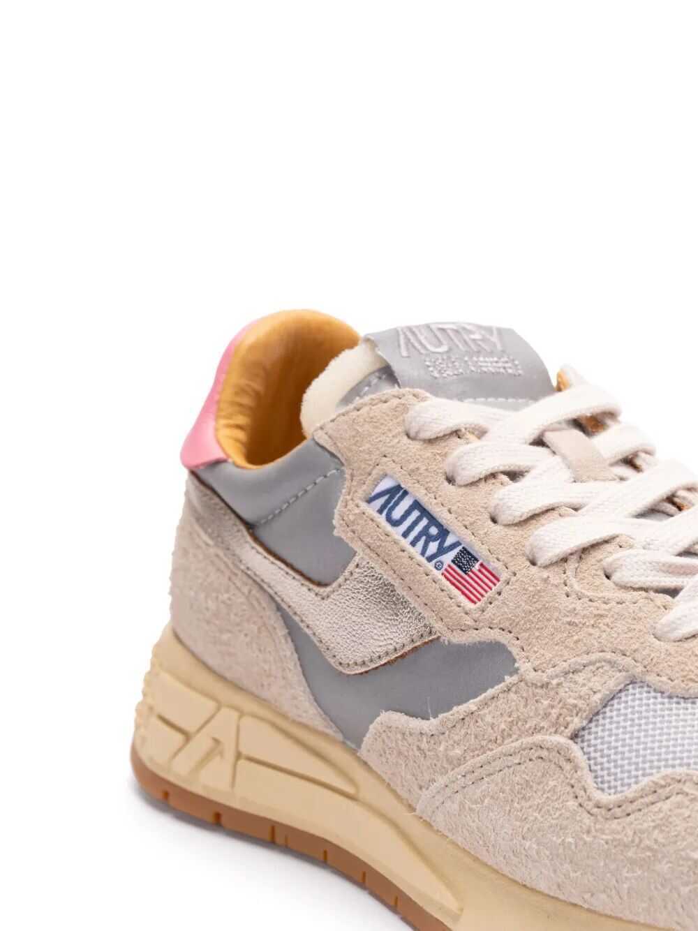 Sneakers AUTRY Autry Reelwind Low sneakers in the Silver Platin, product code WWLWRL06 Silv Plat Femei (BM 19740252) 4