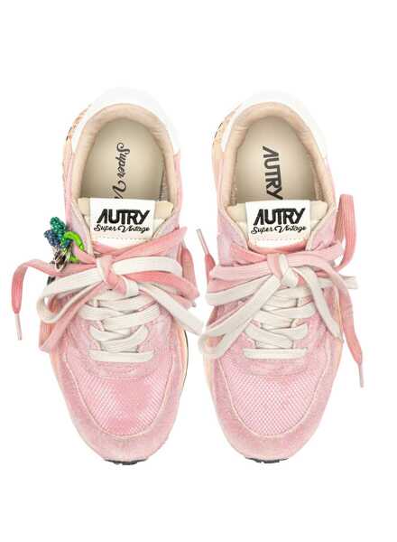 Sneakers AUTRY Autry Reelwind Super Vintage Sneakers in RED WHT, product code WVLWYS07 Red Wht Femei (BM 19740303) 3