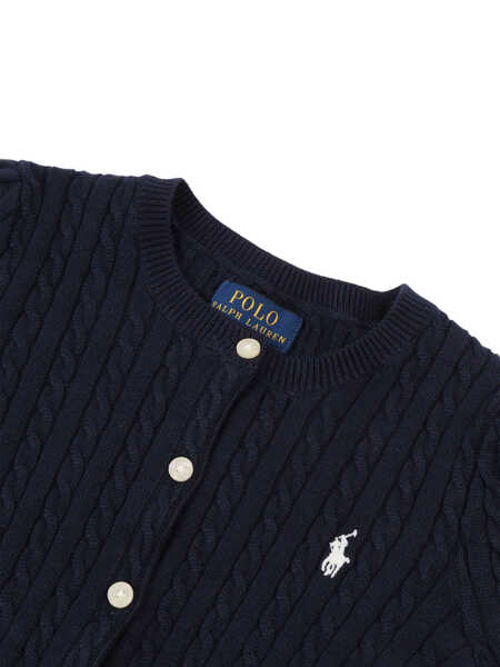 Cardigane Ralph Lauren MINI CABLE-TOPS-SWEATER Blue Fete (BM 19740339) 3
