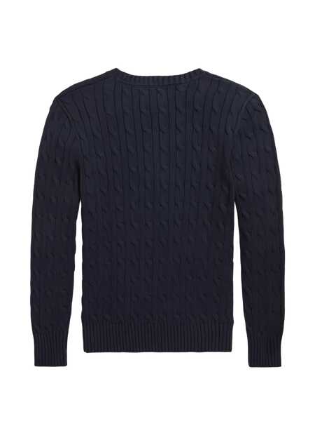 Pulovere casual Ralph Lauren LS CABLE CN-TOPS-SWEATER Blue Baieti (BM 19740375) 2