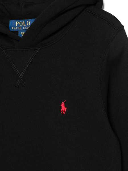 Bluze de trening Ralph Lauren LS PO HOOD-TOPS-KNIT Black   Baieti (BM 19740435) 3