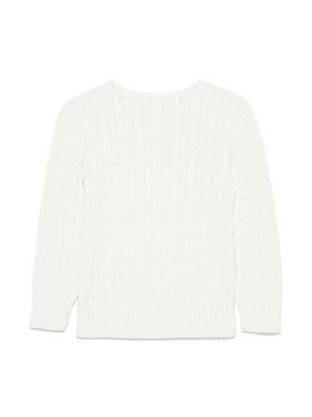 Pulovere casual Ralph Lauren LS CABLE CN-TOPS-SWEATER White Baieti (BM 19740450) 2