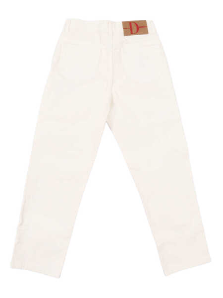 Pantaloni casual Dou-Uod TROUSERS White Fete (BM 19740480) 2