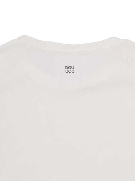 Tricouri Dou-Uod T-SHIRT/TOP White Fete (BM 19740486) 3