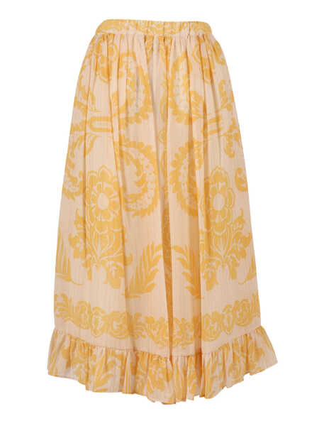 Fuste ETRO SKIRT Yellow Fete (BM 19740528) 2
