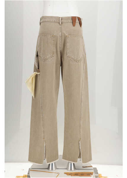 Blugi DARKPARK SIENNA - LOOSE SIDE SPLIT DENIM CAMEL Femei (BM 19740596) 2