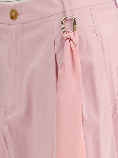 Pantaloni casual DARKPARK Phebe cotton Pants PINK Femei (BM 19740608) 4